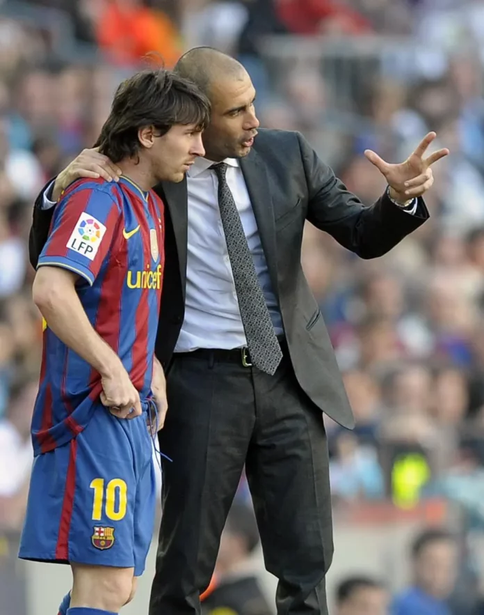 Messi Pep Guardiola